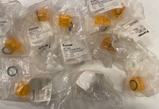 Lot Of 9-52RA5P9 Siemens Furnas Electric Lens Amber Illuminated Push Pilot