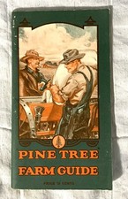 Vintage 1935 Pine Tree Farm Guide Planting Manual Seeds