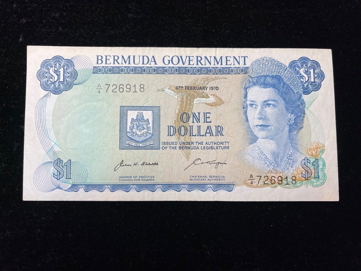 1970 Bermuda $1 Bill (Choice AU) | eBay