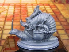 Racing Riding Snail Mount w/ Saddle Mini Miniature Model Character Figure