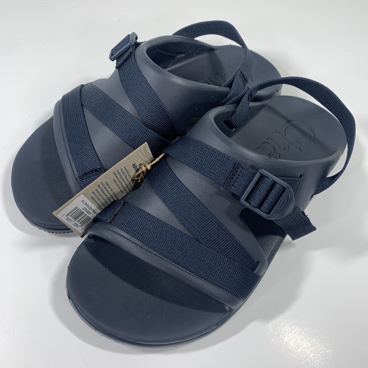 Chaco Chillos Sport Sandals Navy Size 10 Men display picture 2