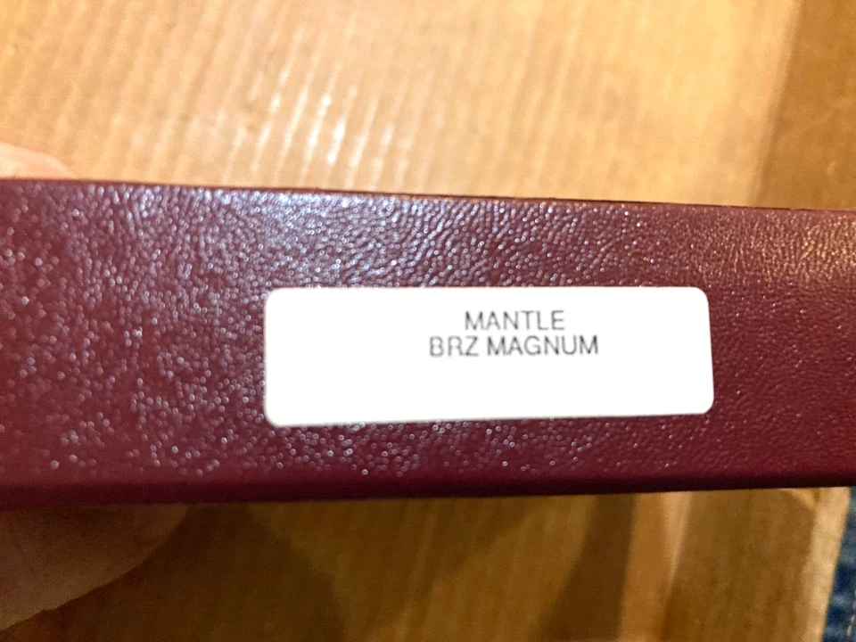 MONEDA DE BRONCE MICKEY MANTLE COLECCIÓN DEPORTIVA HIGHLAND MINT #/CERT. 1000 Foto 3 de 4