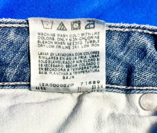 Chic Women's Denim Capri Pants Blue Size 22 W - Picture 4 of 5