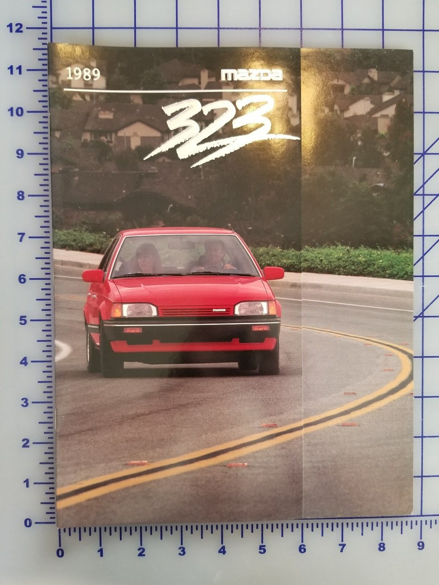 1989 Mazda 323 Brochure Original | eBay