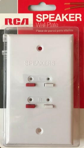RCA Speaker Wall Plate for In-Wall 