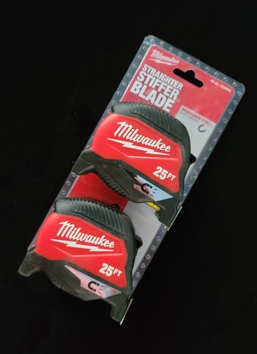 Milwaukee 25ft magnetic tape measure (2 Pk) - Picture 9 of 24