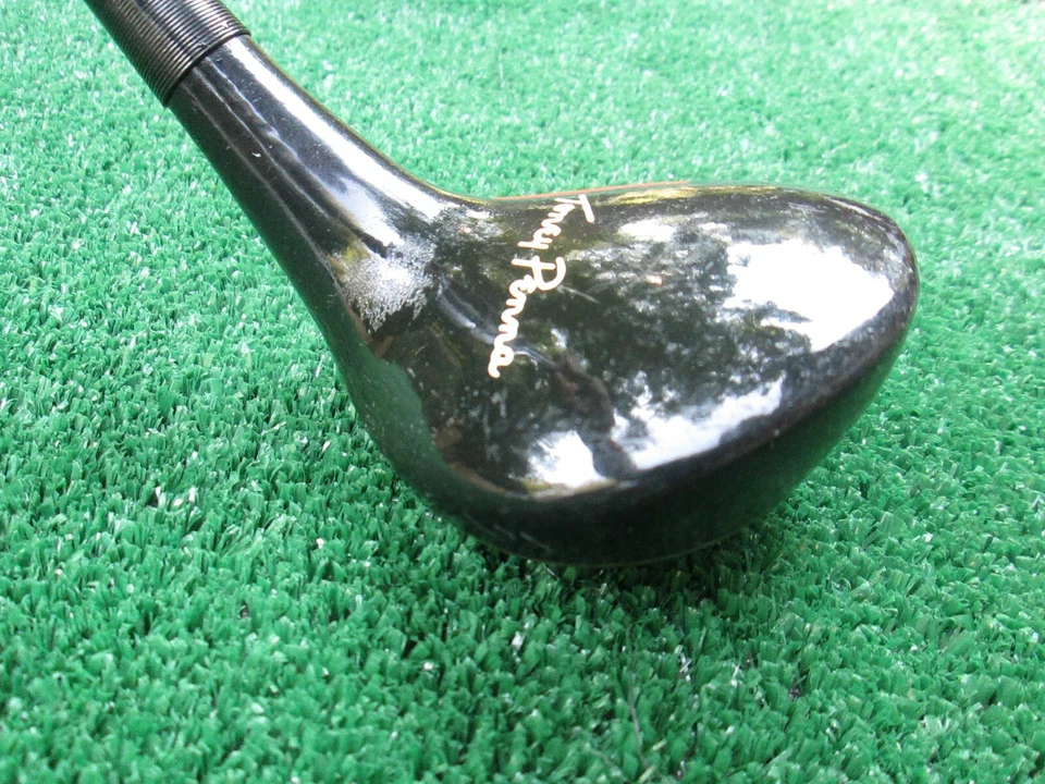 Golf Toney Penna Vintage 4 Madera Bonito Acabado Negro Original con Inserto Cara Roja Foto 3 de 4