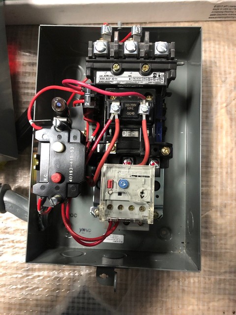 Allen Bradley 509-Bab-1 Magnetic Motor Controller Size 1 Starter Wiring Diagram from i.ebayimg.com