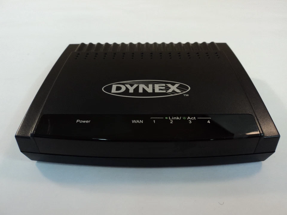 Router de banda ancha Ethernet de red de 4 puertos Dynex 10/100 MBPS DX-E401 Foto 3 de 4