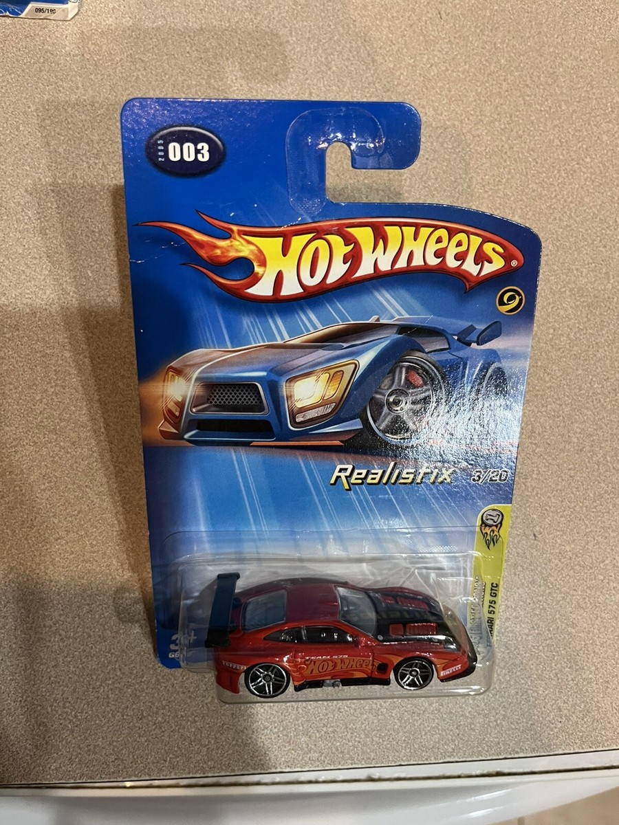 ホットウィール フェラーリ575 GTC レッド ファースト 🏁 Hot Wheels 2005 First Editions Realistix Red Ferrari 575