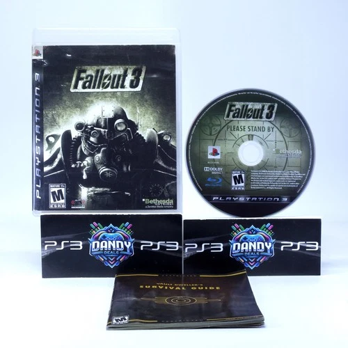 Fallout 3 PS3 CIB W/ Manual - PlayStation 3
