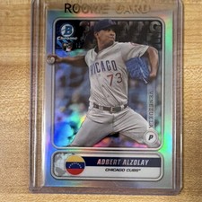 Topps 2020 Bowman Chrome Spanning the Globe #STG-AA Rookie Adbert Alzolay Cubs