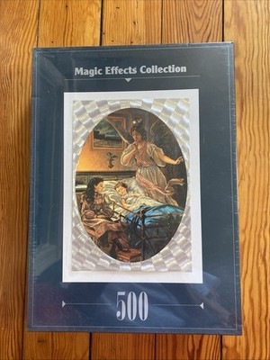 Rose Arts Magic Effects Collection Puzzle 500 pcs ANGEL WATCHING OVER CHILDREN
