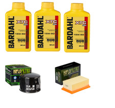 KIT/TAGLIANDO BMW F/800/R 2010 2015 BARDAHL XTC C60 15W50 FILTRO OLIO ARIA MOTO