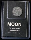 Full Moon Silver Commemorative, 1/4 Ounce Silver