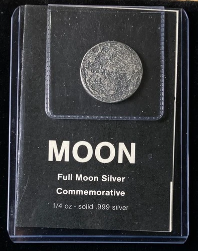 Full Moon Silver Commemorative, 1/4 Ounce Silver