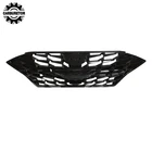 HY1200230 For Hyundai Sonata 2020-2021 Front Upper Grille W/O Sensor Hole Black