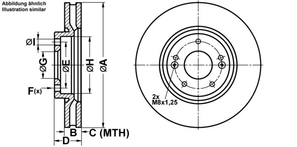ATE Bremsscheiben Ø300MM + BremsbelÄGe Vorne FÜR Hyundai I30 Hyundai KIA-image