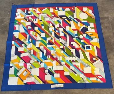Hermes Scarf Stole On A Summer Day by Nigel Peake Silk Bandana