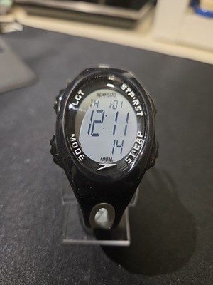 Speedo Brand Rubber Watch A126-904 New Battery