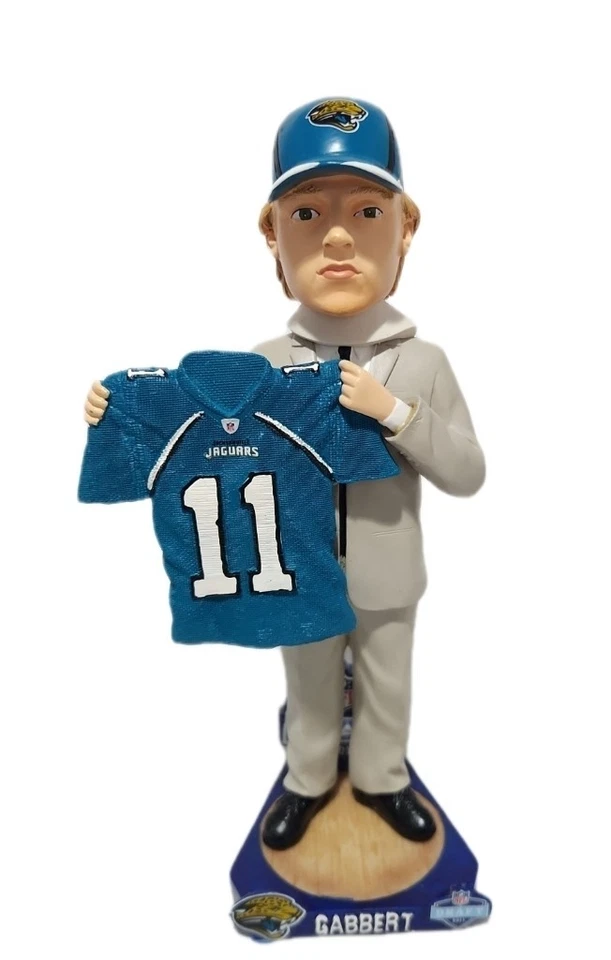 Bobblehead Draft Blaine Gabbert Jaguars de 10 pulgadas Forever Collectibles - Hecho en 504 Foto 3 de 4