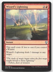 Wizard's Lightning - Dominaria #152 Uncommon