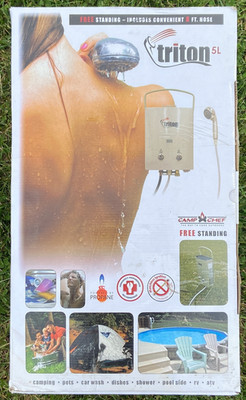 Camp Chef Triton 5L Portable Propane Hot Water Heater Outdoor Shower NEW IN BOX