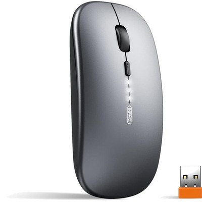 Wireless Computermaus mit Silent Click, 2.4G Technologie für ruhiges Arbeiten