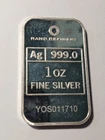 1 Troy Ounce Silver Bar