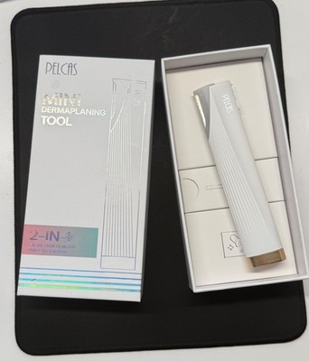 PELCAS Electric Dermaplaning Tool for Face with LED Light