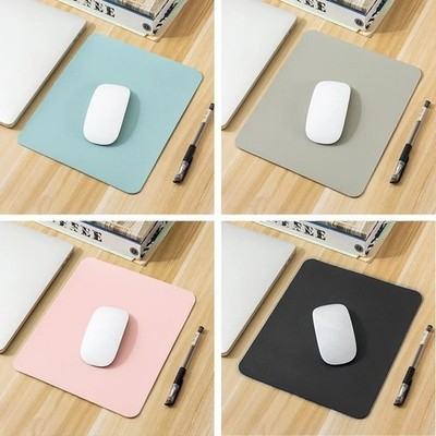 Non Slip PU Leather Mouse Pad Waterproof Easy Clean Desk Mat Gaming Office