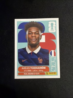 2026 Panini FIFA World Cup Sticker Aurelien Tchouameni #FRA 9 France
