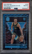 2023 Panini Recon Platinum #205 Trayce Jackson-Davis RC 1/1 PSA 8
