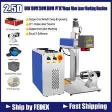 2.5D 60W 100W 200W 300W JPT M7 Mopa 200mm Fiber Laser Marking Machine