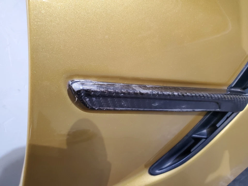 ✅ 15-20 OEM BMW F82 F83 M4 lado derecho pasajero guardabarros panel carcasa dorado B67 Foto 2 de 4