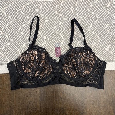 Adore Me Underwire Full Bra size 38C Black