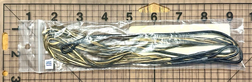 J&D Custom Strings 24714 Tri-Color D-75 Soft Yoke Cable String BLK/TAN/Buck 41” - Image 3 of 3