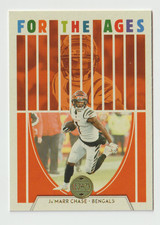 2022 Panini Legacy Football For The Ages #10 Ja'Marr Chase - Cincinnati Bengals