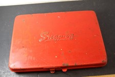 Vintage Snap On No.kra-275 Metal Box For 14 Socket Set Vintage Snap On No.kra-275 Metal Box For 14 Socket Set