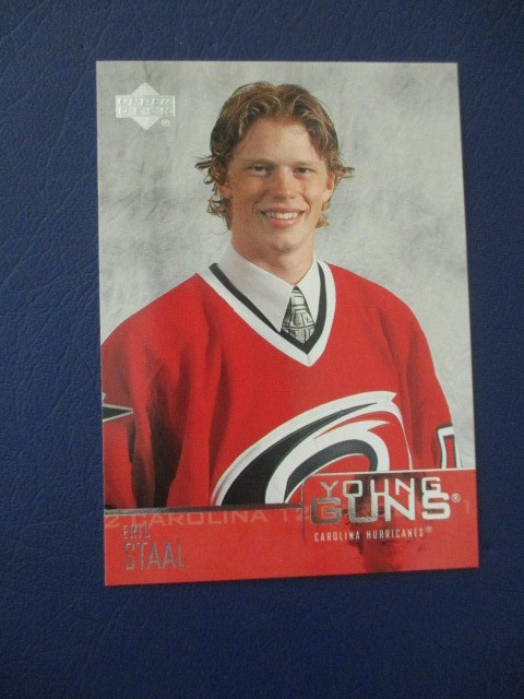 2003-04 Upper Deck Young Guns Hockey Rookie RC #206 Eric Staal
