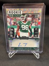 2024 Panini Contenders Leonard Taylor III Playoff Rookie Ticket Auto #/149 RC