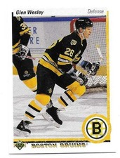 GLEN WESLEY 1990-91 UPPER DECK CARD NEAR MINT+ CONDITION