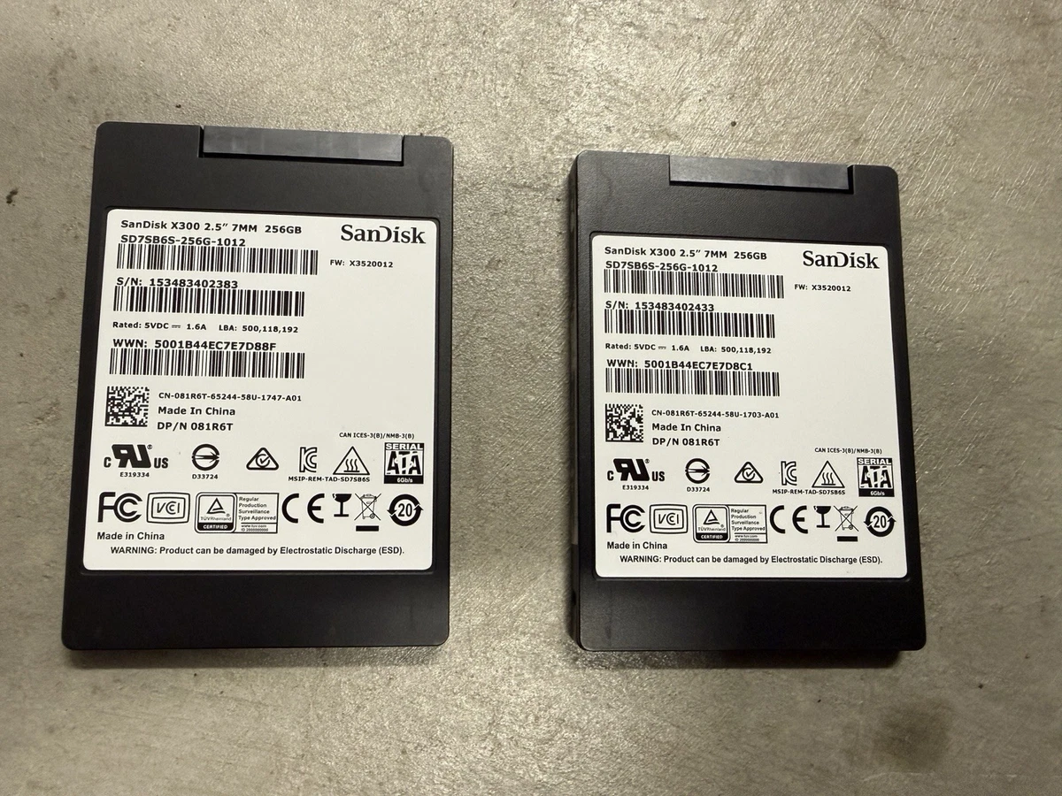 ③-W980-SanDisk SATA 256GB SSD 2.5 4点 SanDisk 256 GB Solid State Drives for sale | eBay