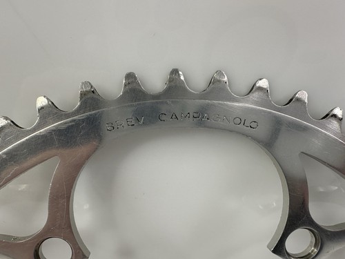 Vintage Campagnolo Brev Road 53t Chainring AS 135 Silver Italy HTF - Picture 3 of 5