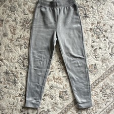 FILA Boys Gray Jogger Activewear Pants Elastic Waist Tapered Leg