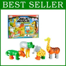 Mix and Match Jungle Animals Toy Set