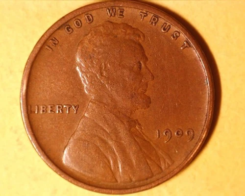 1909 VDB  LINCOLN WHEAT  PENNY IN VF  COND.** 205-6B