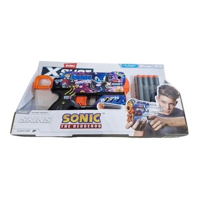 ZURU X-Shot Skins Flux   Sonic The Hedgehog  Super Speed  - NEU