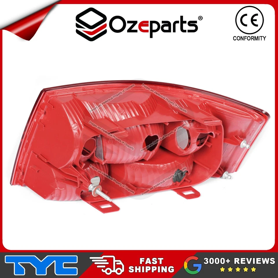 Set Pair LH+RH TTail Light Rear Lamp (Non LED) For Audi A6 S6 Sedan C6 2004~2008 - Image 4 of 4