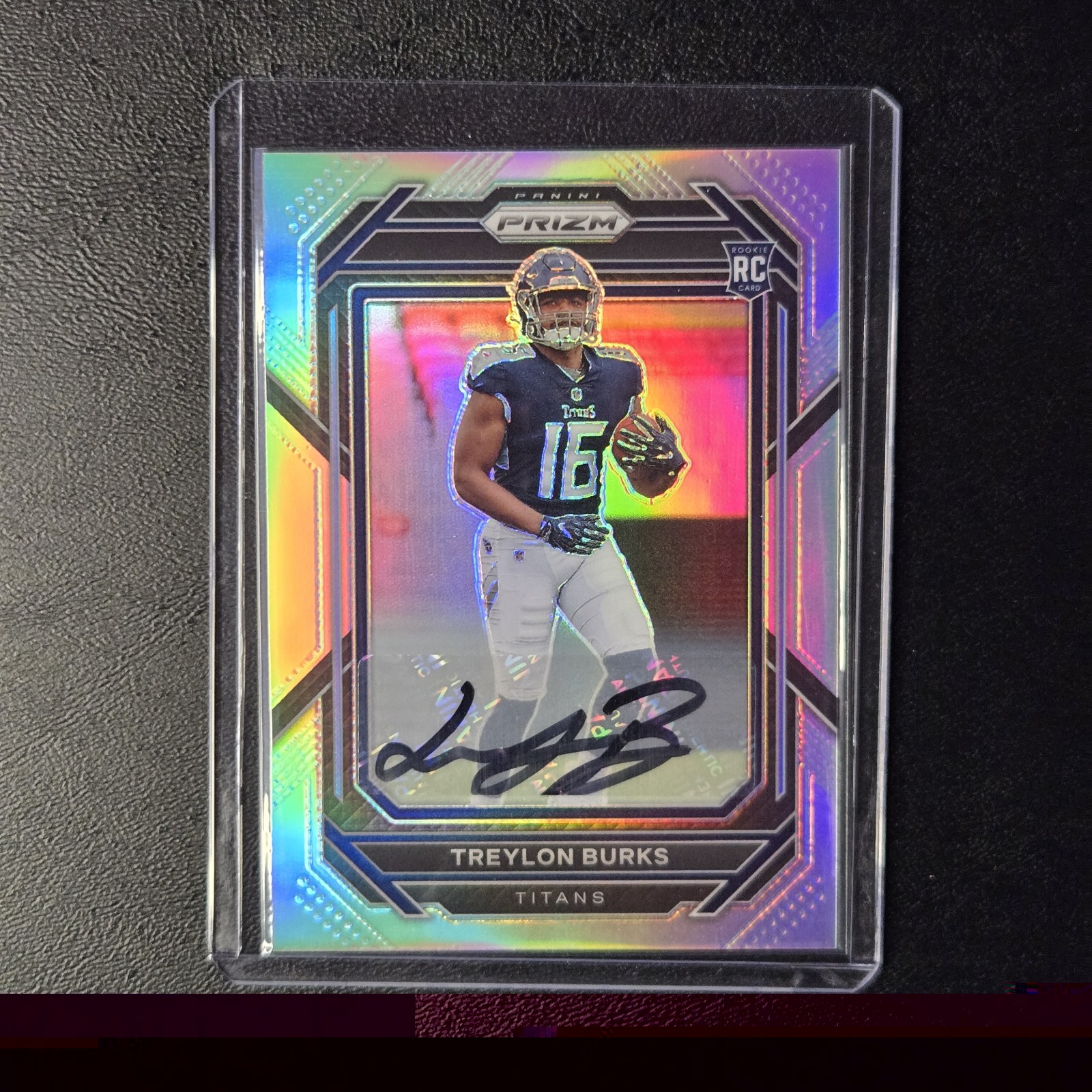 2022 Panini Prizm Treylon Burks Silver Prizm RC Auto #313